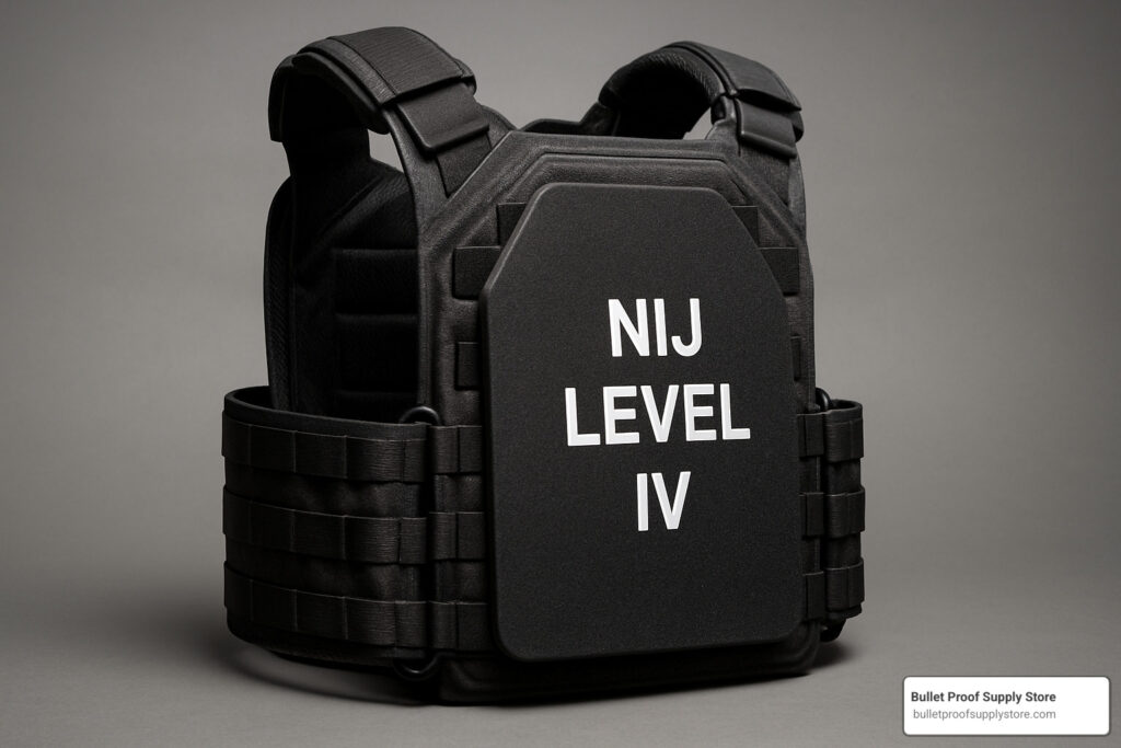 what is the highest level of body armor